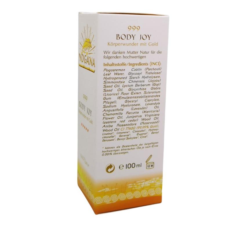 999 Body Joy Körperlotion Yogana INCI Kornkammer Natur 100ml