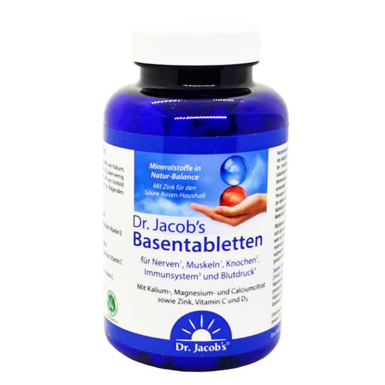 Basentabletten Dr. Jacobs Nerven Muskeln Knochen Immunsystem Blutdruck Entschlackung Darm Kornkammer Natur