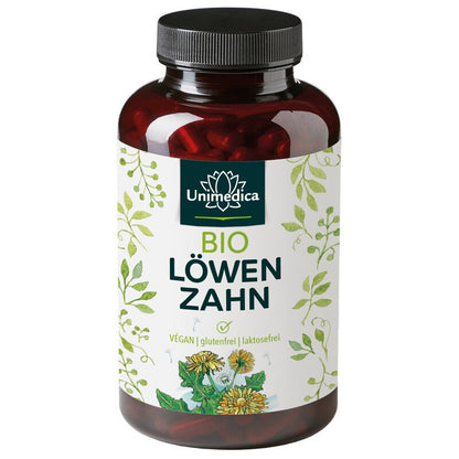 Bio Löwenzahn Kapseln - 400 mg pro Tagesdosis - 180 Kapseln