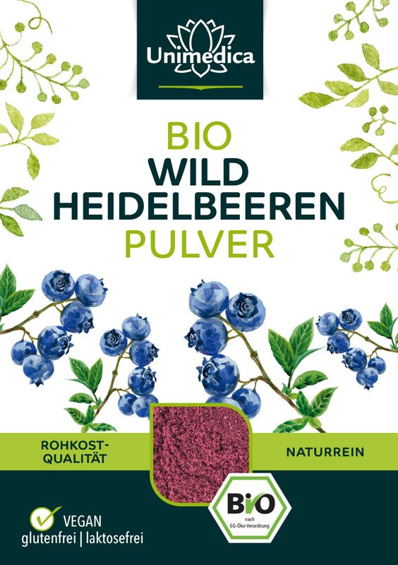 Bio Wild Heidelbeeren Pulver - 100 g