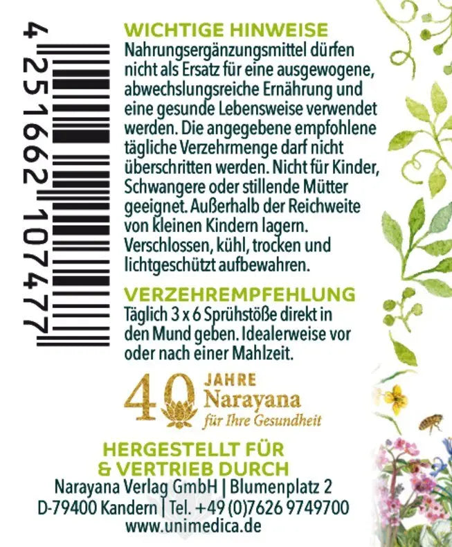 Bitterspray - aus 19 ausgewählten Naturkräutern - 50 ml