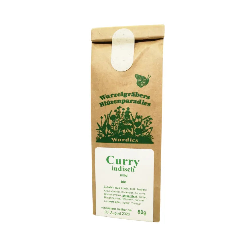 Curry, indisch 50g Wurdies Gewürze bio