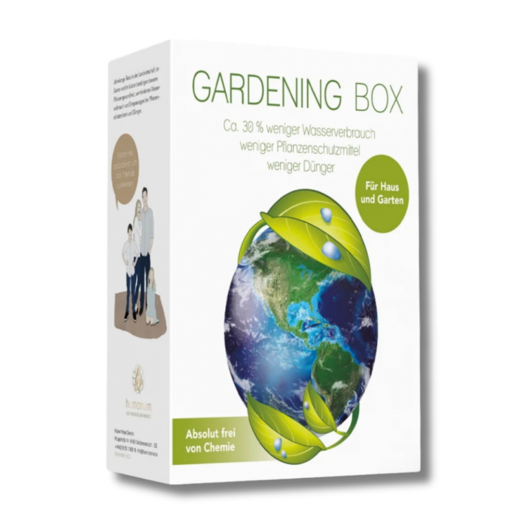 Gardening Box mit Pflanzenwasser, Pflanzenquelle und Whirlator Wasser Pflanzen Haus Feinstofflich Kornkammer Natur Humanum