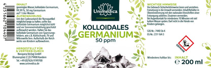 Kolloidales Germanium - 50 ppm 200ml