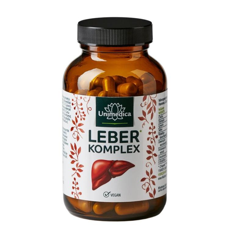 Leber Komplex Mariendistel Vitamine 120 Kapseln Kornkammer Natur unimedica