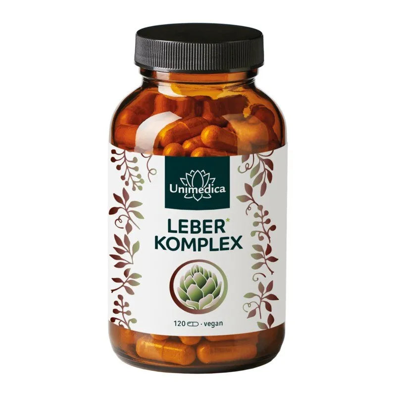 Leber Komplex Mariendistel Vitamine 120 Kapseln Kornkammer Natur unimedica vegan