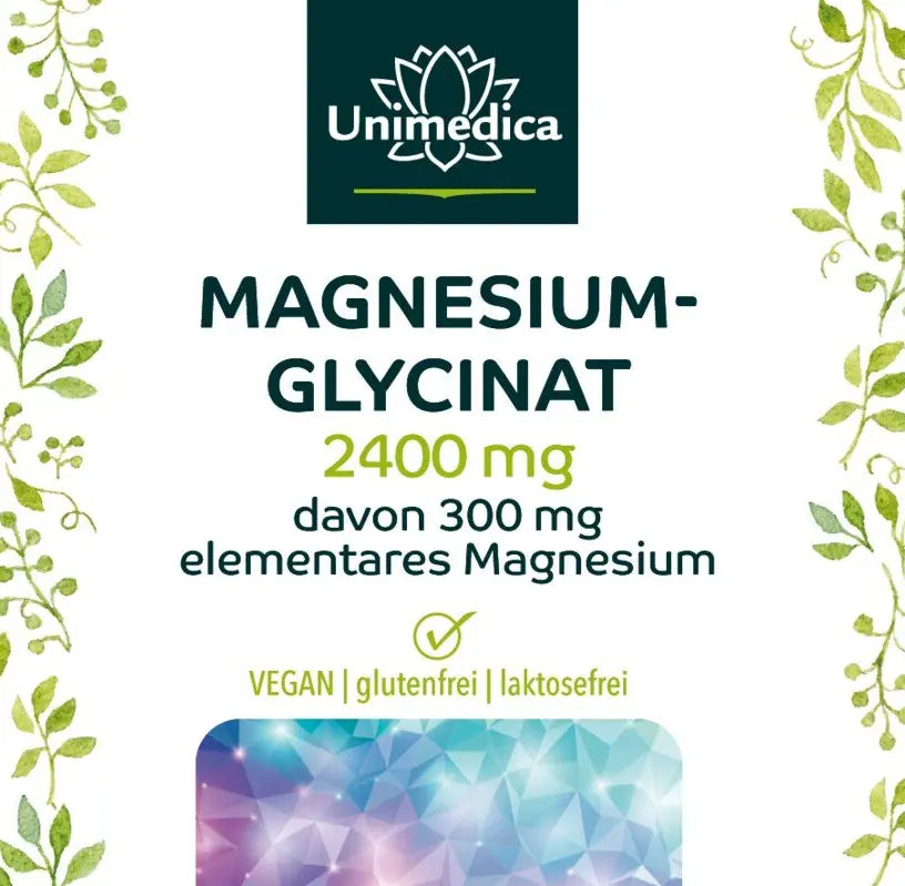 Magnesiumglycinat - Beschriftung Etikett