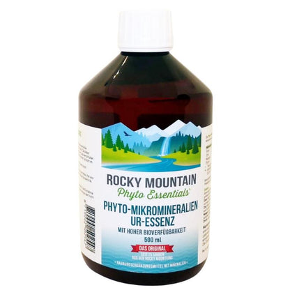 Phyto Mikromineralien Ur Essenz Vitamine Nahrungsergänzung Bio Rocky Mountain Phyto Mikromineralien flüssiges Extrakt aus kolloidalen Mineralien und Spurenelementen Kornkammer Natur 500ml