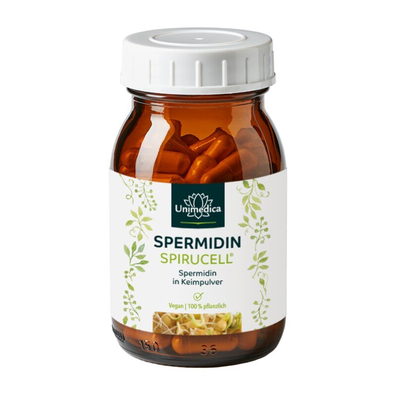 Spermidin Spirucell® - 1,2 mg pro Tagesdosis (4 Kapseln) - 90 Kapseln