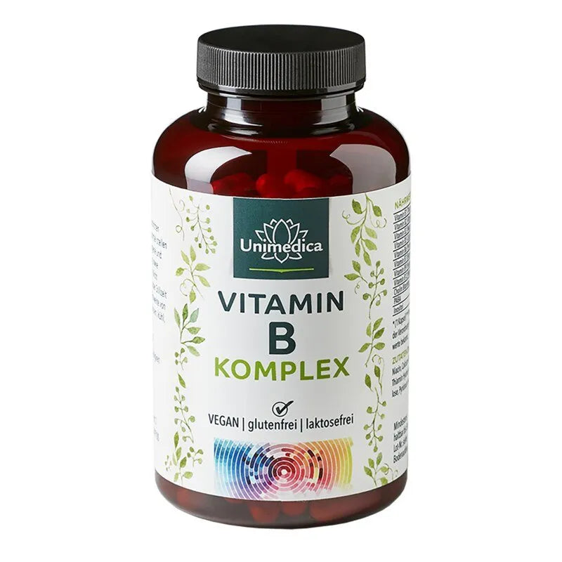 Vitamin B Komplex - hochdosiert - 180 Kapseln Unimedica Kornkammer