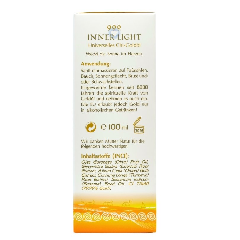 999 Inner Light MC Yogana 100ml Mind Chi Mann Körper Gehirn Frau Feinstofflich Kornkammer Natur Leber Milz Yogana Organstärkung Leber Kornkammer Natur Körper Öl Lotion