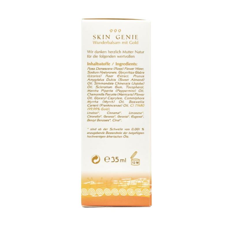 999 Skin Genie Heilbalsam Yogana Körper Frau Feinstofflich Hautcreme Körpercreme INCI Kornkammer Natur 35ml